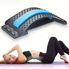 Back Stretcher & Massager for Lumbar Pain Relief